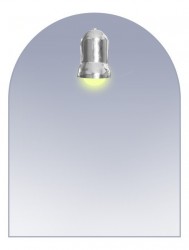 HOPA - Zrcadlo s osvětlením Ormes (OLNZORM)