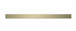 I-Drain - DZIGNSTONE Designový rošt pro vaničky Solid Linear, délka 70 cm, světlá zlatá (DP.GS.WG.0695)
