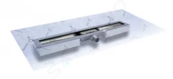 I-Drain - Linear 54 ABS sprchový žlab s hydroizolací, délka 1200 mm (IDABS4M12001X1)