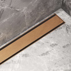 I-Drain - Plano Nerezový rošt pro sprchový žlab řady PRO, povrch PVD, délka 100 cm, zlatá (IPRO1000G)