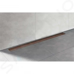 I-Drain - Plano Nerezový sprchový rošt, délka 900 mm, povrch PVD, měděná (IDRO0900K)