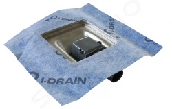 I-Drain - Square Nerezová podlahová vpusť Linear, 150x150 mm (ID4MSQ0150)