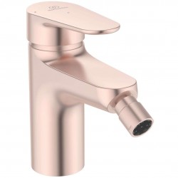 IDEAL STANDARD - ALU+ Bidetová baterie s výpustí Click-Clack, BlueStart, rosé (BE132RO)