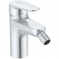 IDEAL STANDARD - ALU+ Bidetová baterie s výpustí Click-Clack, BlueStart, stříbrná (BE132SI)