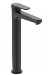 IDEAL STANDARD - Cerafine Nuovo Umyvadlová baterie s výpustí ClickClack, BlueStart, hedvábná černá (BD966XG)