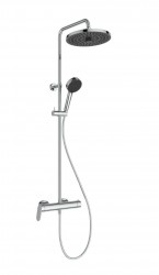 IDEAL STANDARD - CeraFlow T25+ Sprchový set s baterií, průměr 26 cm, 2 proudy, chrom (A8484AA)