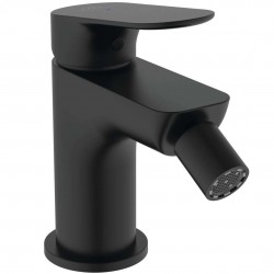 IDEAL STANDARD - Ceralife O Bidetová baterie s výpustí Click-Clack, BlueStart, hedvábná černá (BE021XG)