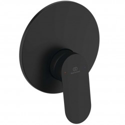 IDEAL STANDARD - Ceralife O Sprchová baterie pod omítku, s tělesem, hedvábná černá (BE022XG)