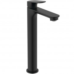 IDEAL STANDARD - Ceralife O Umyvadlová baterie s výpustí Click-Clack, BlueStart, hedvábná černá (BE013XG)