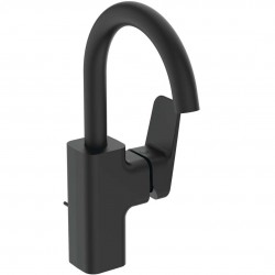 IDEAL STANDARD - CeraPlan Umyvadlová baterie s otočným výtokem a výpustí, černá (BD235XG)