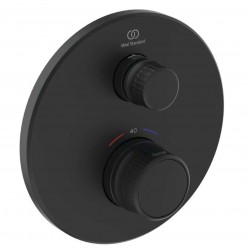 IDEAL STANDARD - CeraTherm Navigo Termostatická sprchová baterie pod omítku, hedvábná černá (A7295XG)