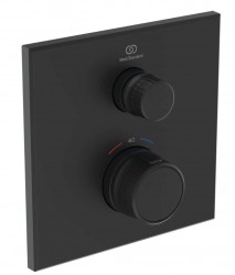 IDEAL STANDARD - CeraTherm Navigo Termostatická sprchová baterie pod omítku, hedvábná černá (A7301XG)