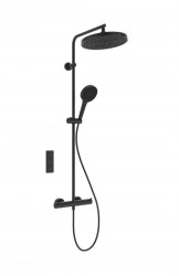 IDEAL STANDARD - Ceratherm T125+ Sprchový set s termostatem, průměr 30 cm, 3 proudy, hedvábná černá (A7689XG)