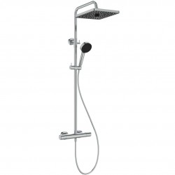 IDEAL STANDARD - Ceratherm T25+ Sprchový set s termostatem, 26x26 cm, 2 proudy, chrom (A8498AA)