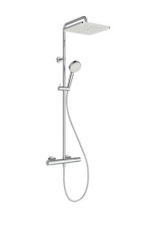 IDEAL STANDARD - Ceratherm T25N Sprchový set s termostatem, 26x26 cm, 2 proudy, chrom (A8521AA)