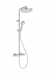 IDEAL STANDARD - Ceratherm T25N Sprchový set s termostatem, průměr 26 cm, 2 proudy, chrom (A8520AA)