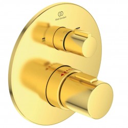 IDEAL STANDARD - CeraTherm Termostatická vanová baterie pod omítku, Brushed Gold (A5814A2)