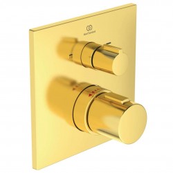 IDEAL STANDARD - CeraTherm Termostatická vanová baterie pod omítku, Brushed Gold (A7522A2)