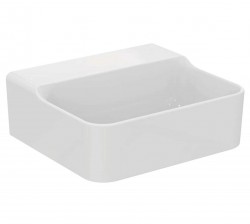 IDEAL STANDARD - Conca Ceram Umývátko 40x35 cm, bez přepadu, bez otvoru pro baterii, bílá (T387501)
