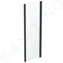 IDEAL STANDARD - Connect 2 Pevná boční stěna 700 mm, černá/čiré sklo (K9297V3)