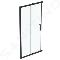 IDEAL STANDARD - Connect 2 Posuvné sprchové dveře, dvoudílné, 1000 mm, černá/čiré sklo (K9262V3)