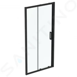 IDEAL STANDARD - Connect 2 Posuvné sprchové dveře, dvoudílné, 1000 mm, černá/čiré sklo (K9273V3)