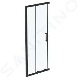 IDEAL STANDARD - Connect 2 Posuvné sprchové dveře, dvoudílné, 900 mm, černá/čiré sklo (K9261V3)