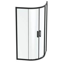 IDEAL STANDARD - Connect 2 Sprchový kout 100x100 cm, černá/čiré sklo (K9252V3)