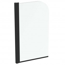 IDEAL STANDARD - Connect 2 Vanová zástěna 80x140 cm, černá/čiré sklo (T9924V3)