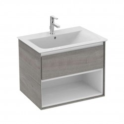 IDEAL STANDARD - Connect Air Skříňka pod umyvadlo 60x44x52 cm, dekor šedý dub/bílá mat (E0826PS)