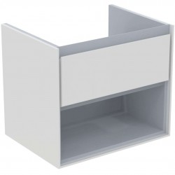 IDEAL STANDARD - Connect Air Skříňka pod umyvadlo, 60x44x52 cm, lesklá bílá/světlá šedá mat (E0826KN)