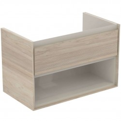 IDEAL STANDARD - Connect Air Skříňka pod umyvadlo, 80x44x52 cm, dekor světlé dřevo/světlá hnědá mat (E0827UK)