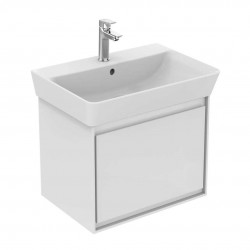 IDEAL STANDARD - Connect Air Skříňka pod umyvadlo Cube 55 cm, 48x41x40 cm, lesklá bílá/bílá mat (E0844B2)