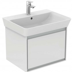 IDEAL STANDARD - Connect Air Skříňka pod umyvadlo Cube 60 cm, 53x41x40 cm, lesklá bílá/světlá šedá mat (E0846KN)