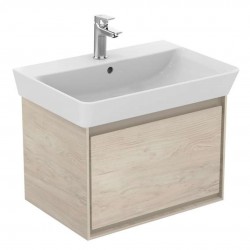 IDEAL STANDARD - Connect Air Skříňka pod umyvadlo Cube 65 cm, 58x41x40 cm, dekor světlé dřevo/světlá hnědá mat (E0847UK)