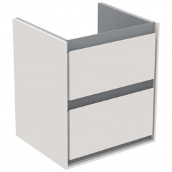 IDEAL STANDARD - Connect Air Umyvadlová skříňka 43x40x52 cm, lesklý bílý/matný světle šedý lak (E1608KN)