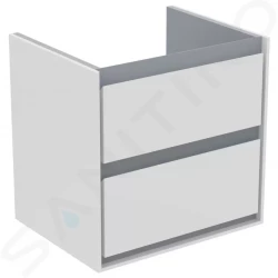 IDEAL STANDARD - Connect Air Umyvadlová skříňka 530x409x517 mm, lesklý bílý/matný světle šedý lak (E1606KN)