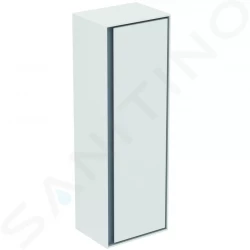 IDEAL STANDARD - Connect Air Vysoká skříňka 400x300x1200 mm, lesklá bílá/matná světle šedá (E0834KN)