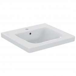 IDEAL STANDARD - Connect Freedom Umyvadlo 60x56 cm, 1 otvor baterii, s Ideal Plus, bílá (E5482MA)