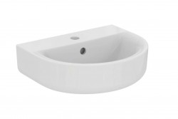 IDEAL STANDARD - Connect Umývátko 45x36 cm, s přepadem, otvor pro baterii, Ideal Plus, bílá (E7968MA)