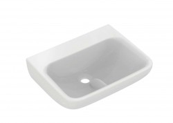 IDEAL STANDARD - Contour 21+ Umývátko 50x40 cm, bez přepadu, bez otvoru pro baterii, SmartGuard+, bílá (E1725HY)