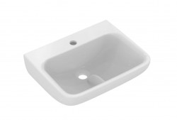 IDEAL STANDARD - Contour 21+ Umývátko 50x40 cm, bez přepadu, otvor pro baterii, SmartGuard+, bílá (E1603HY)