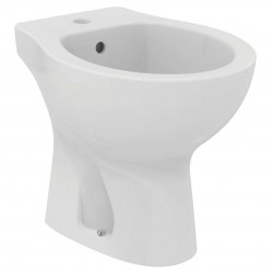 IDEAL STANDARD - Eurovit Stojící bidet, 360x500 mm, s přepadem, otvor pro baterii, bílá (E877401)