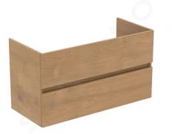 IDEAL STANDARD - Eurovit Umyvadlová skříňka, 55x100x44 cm, 2 zásuvky, dub (R0265Y8)