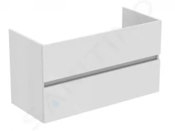 IDEAL STANDARD - Eurovit Umyvadlová skříňka, 55x100x44 cm, 2 zásuvky, lesklá bílá (R0265WG)