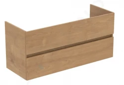 IDEAL STANDARD - Eurovit Umyvadlová skříňka, 55x120x44 cm, 2 zásuvky, dub (R0266Y8)