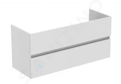 IDEAL STANDARD - Eurovit Umyvadlová skříňka, 55x120x44 cm, 2 zásuvky, lesklá bílá (R0266WG)