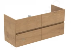 IDEAL STANDARD - Eurovit Umyvadlová skříňka, 55x120x44 cm, 4 zásuvky, dub (R0267Y8)