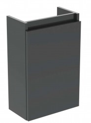 IDEAL STANDARD - Eurovit+ Umyvadlová skříňka, 55x35x20 cm, 1 dvířka, panty L/P, lesklá šedá (R0271TI)