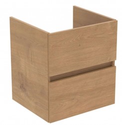 IDEAL STANDARD - Eurovit+ Umyvadlová skříňka, 55x50x44 cm, 2 zásuvky, dub (R0256Y8)